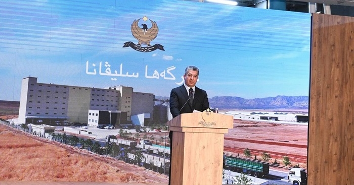 Kurdistan Prime Minister Masrour Barzani Inaugurates Slevana Wheat Marketing Factory in Zakho