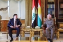 President Masoud Barzani Receives Russian Consul Maxim Rubin in Salahaddin