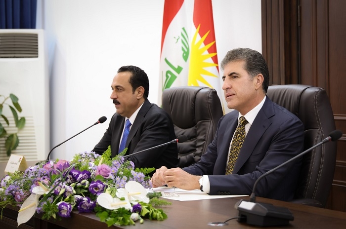 President Nechirvan Barzani Meets with Erbil Governor and Provincial Officials to Discuss Development and Services