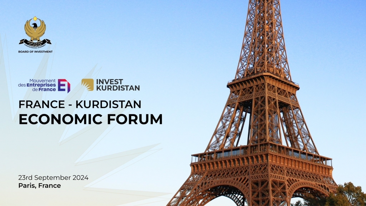 French-Kurdistan Economic Forum Kicks Off in Paris