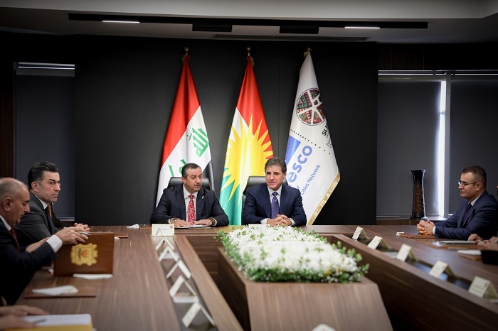 President Nechirvan Barzani Meets with the Governor and Administration of Sulaimani