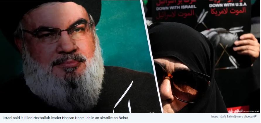 Hezbollah Leader Hassan Nasrallah Reportedly Killed in Israeli Airstrike, Escalating Tensions