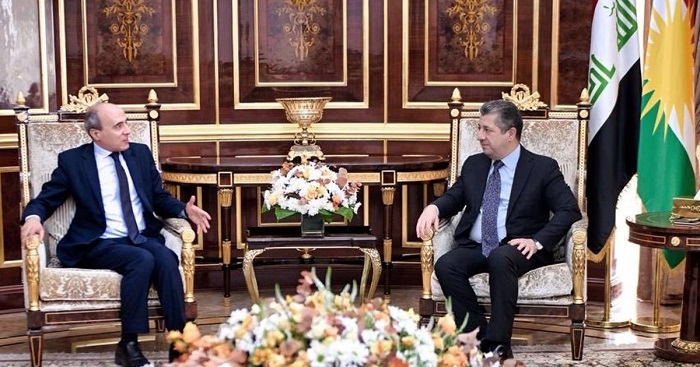 KRG Prime Minister Masrour Barzani Meets Egyptian Consul General Mohammed Hijazi