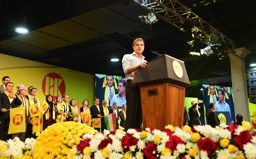 Nechirvan Barzani Highlights Kurdish Struggle and Resilience in KDP Election Campaign Speech