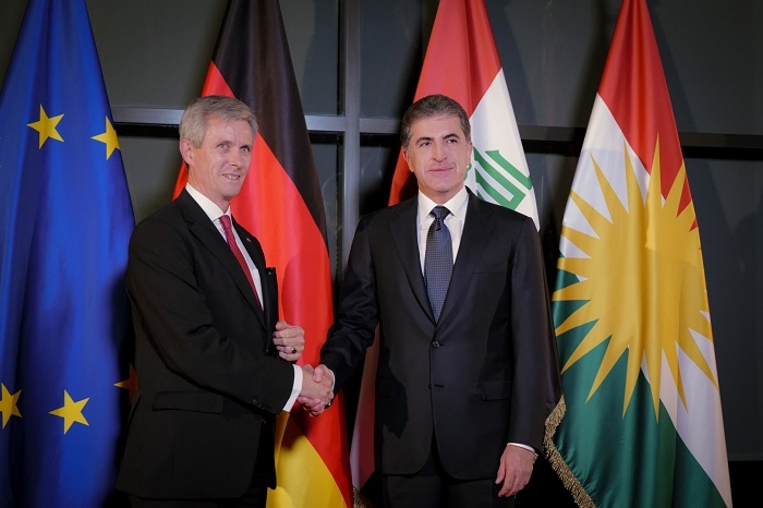 President Nechirvan Barzani Attends German Unity Day Commemoration in Erbil