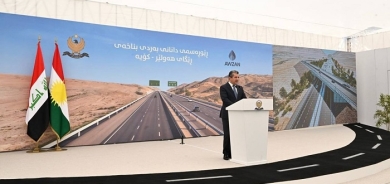 Prime Minister Masrour Barzani Lays Foundation Stone for Erbil-Koya Road