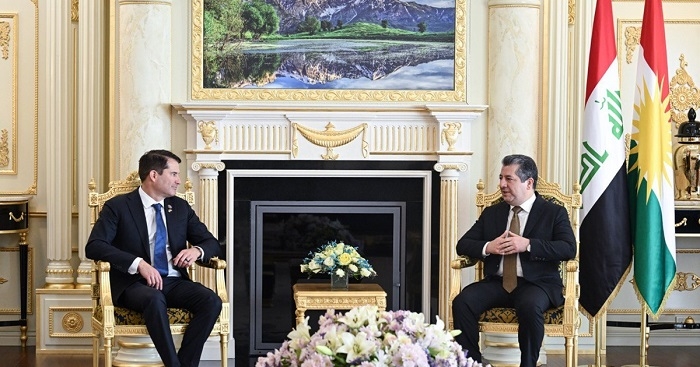 Kurdistan Region Prime Minister Masrour Barzani Meets with U.S. Delegation