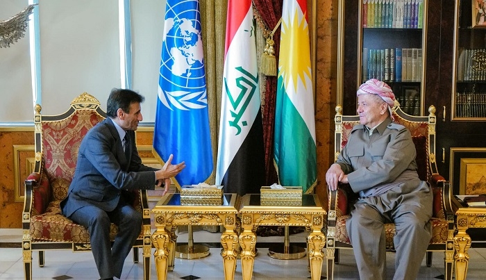 President Barzani Welcomes UN Special Representative to Discuss Iraq’s Stability and Kurdistan Elections