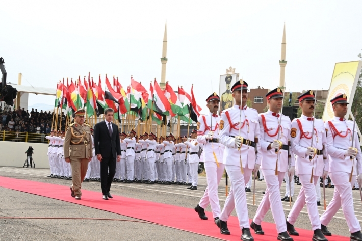 رئيس إقليم كوردستان: من الضروري استمرار التعاون والتنسيق بين البيشمركة والجيش العراقي