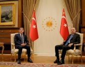 President Nechirvan Barzani meets with President Recep Tayyip Erdogan of Türkiye