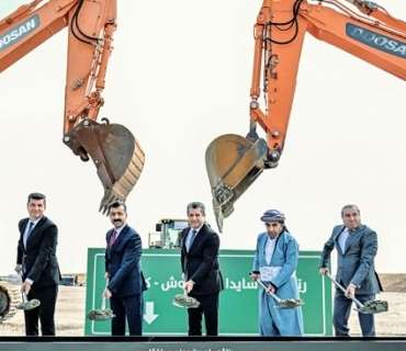 Prime Minister Masrour Barzani Lays Cornerstone for Bardarash-Khabat Highway