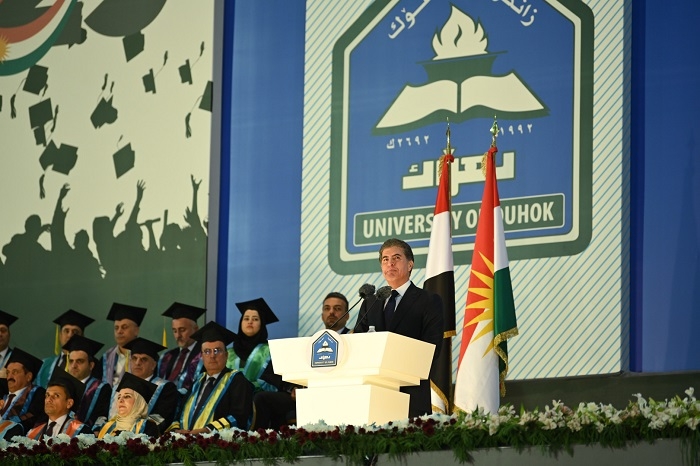 President Nechirvan Barzani: The responsibility for shaping the future of Kurdistan lies with university graduates