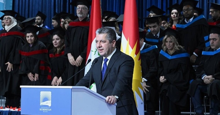 Prime Minister Masrour Barzani’s speech at the University of Kurdistan - Hewlêr graduation ceremony