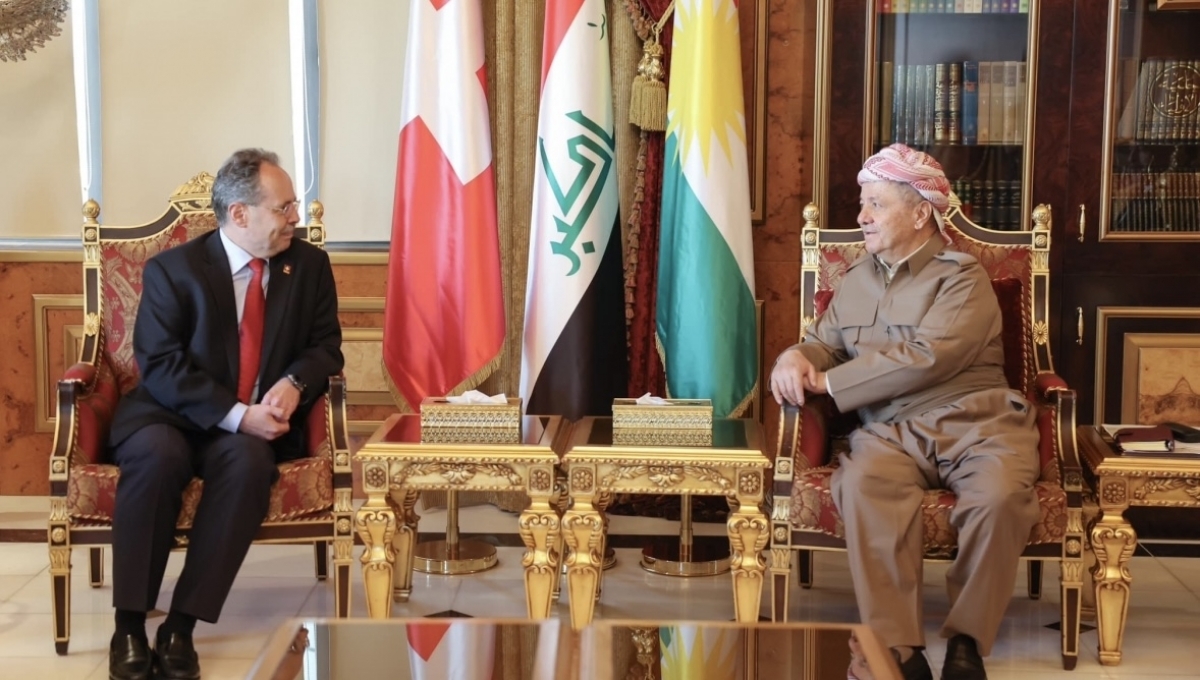 President Barzani Meets Swiss Ambassador to Iraq, Discusses Bilateral Relations