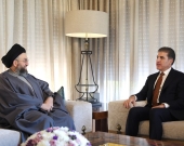 President Nechirvan Barzani meets with Sayyid Ammar Al-Hakim