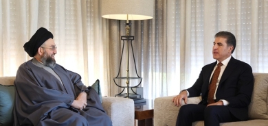 President Nechirvan Barzani meets with Sayyid Ammar Al-Hakim