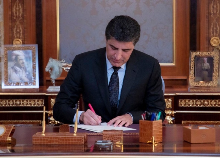 President Nechirvan Barzani Issues Directive for the Creation of Three New Subdistricts