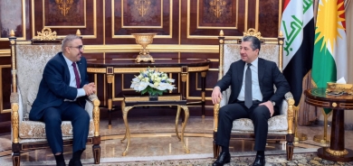 Kurdistan Prime Minister Masrour Barzani Commends UAE Consul General for Strengthening Bilateral Relations