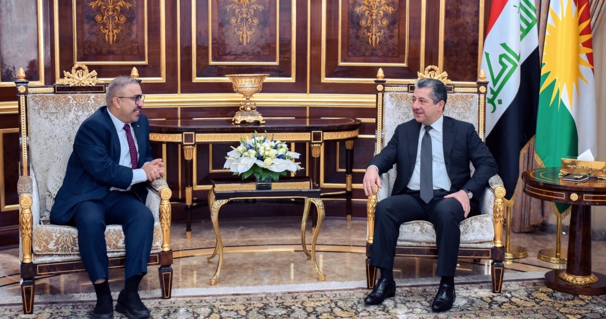 Kurdistan Prime Minister Masrour Barzani Commends UAE Consul General for Strengthening Bilateral Relations