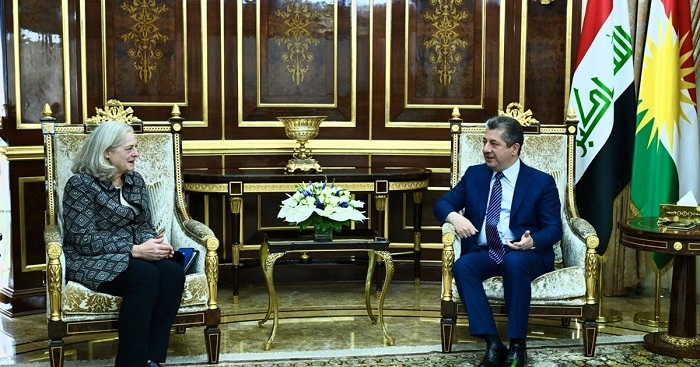 PM Masrour Barzani and U.S. Ambassador Romanowski Discuss Formation of New KRG Cabinet, Emphasize Stability Amid Regional Conflict