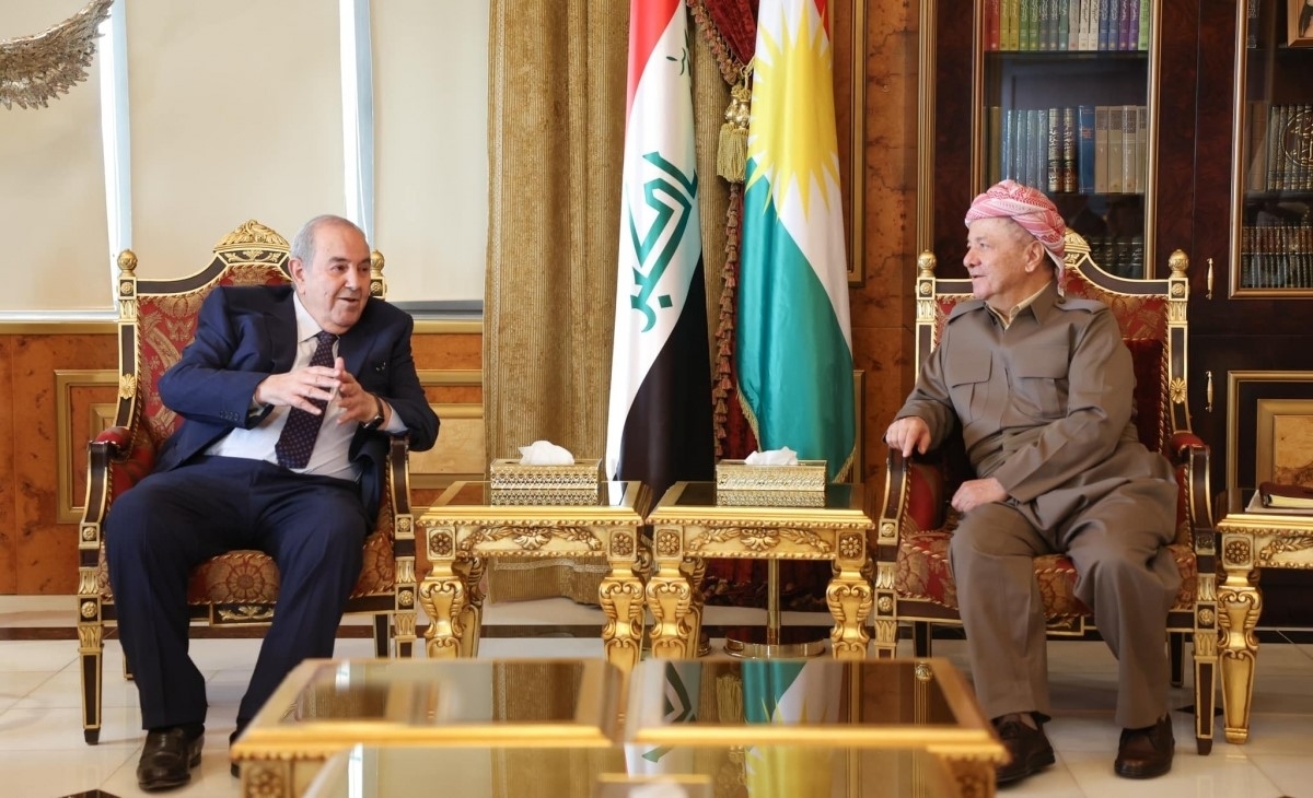 Barzani Meets Allawi and Anbar Delegations to Discuss Regional Developments and Iraq's Security Challenges