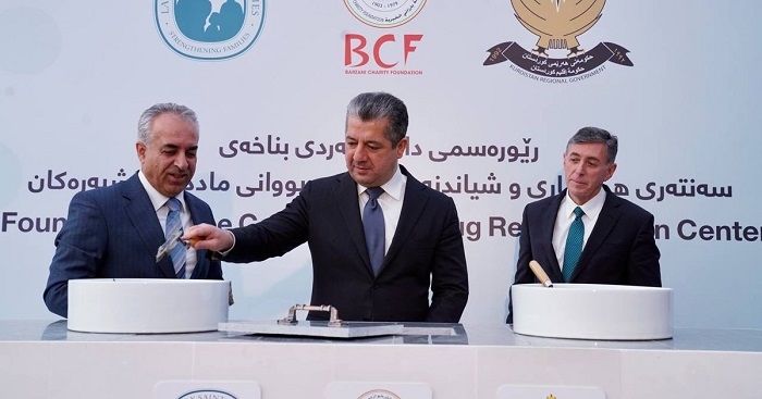 Prime Minister Masrour Barzani Lays Foundation for Drug Rehabilitation Center in Erbil