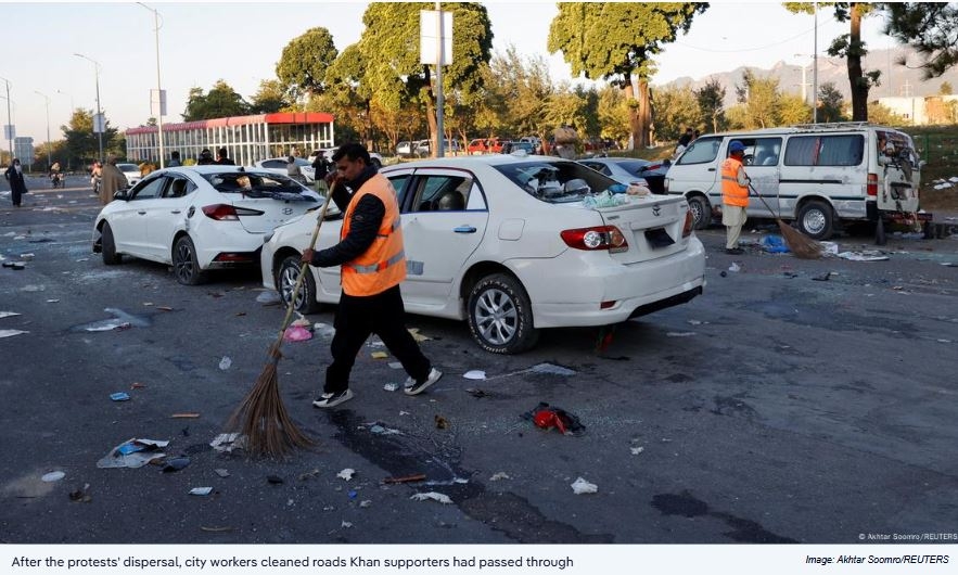 PTI Suspends Protests in Islamabad Following Police Raid