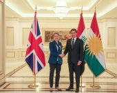 President Nechirvan Barzani Meets with UK Home Secretary Yvette Cooper