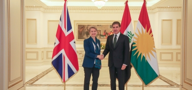 President Nechirvan Barzani Meets with UK Home Secretary Yvette Cooper