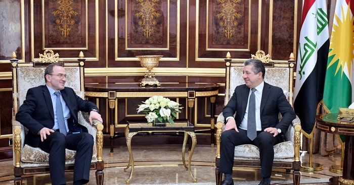 Prime Minister Masrour Barzani meets with Russian Ambassador