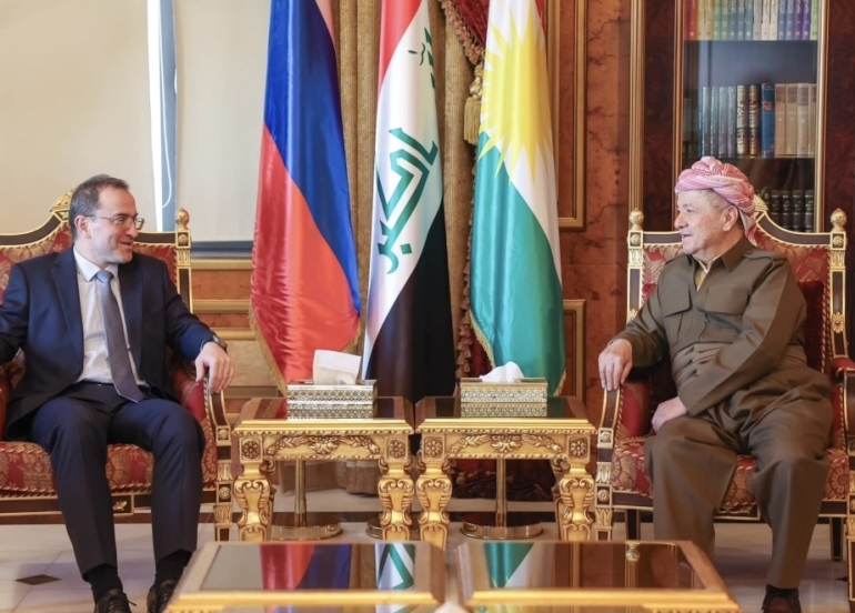 Barzani and Russian Ambassador Discuss Kurdistan's Political Future