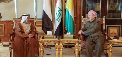 President Barzani Receives UAE Ambassador to Iraq