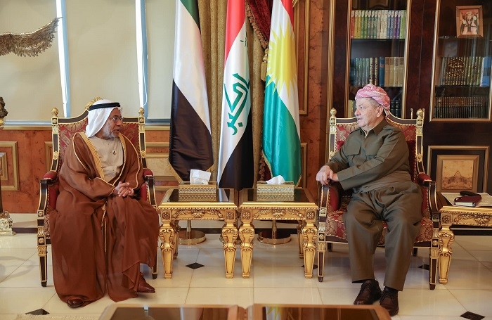 President Barzani Receives UAE Ambassador to Iraq