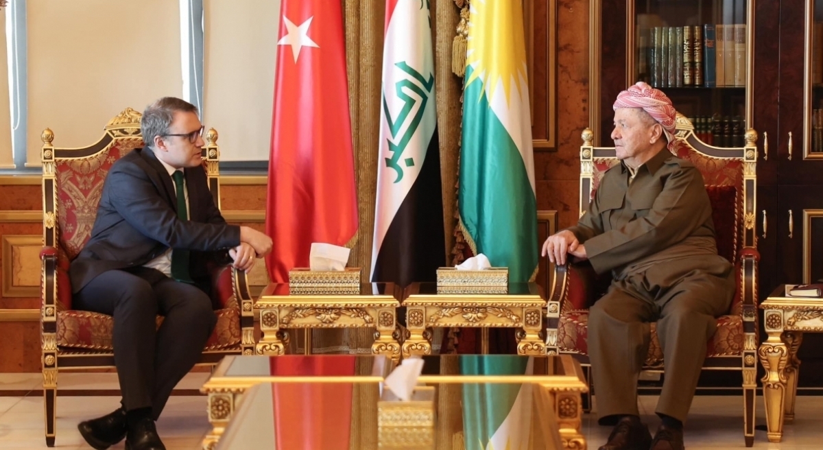 Barzani and Turkish Ambassador Discuss Regional Cooperation and Stability