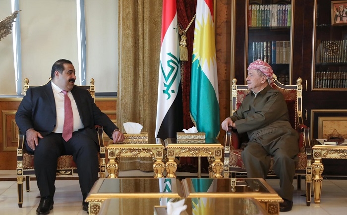 President Barzani and Azm Coalition Leader Muthana Samarai Hold Key Talks in Salahaddin