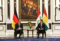 President Nechirvan Barzani meets with German Defense Minister Boris Pistorius