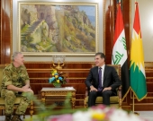 President Nechirvan Barzani meets with Admiral Sir Tony Radakin, UK Chief of Defense Staff