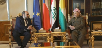 President Barzani Meets Czech Ambassador to Iraq, Discusses Bilateral Relations