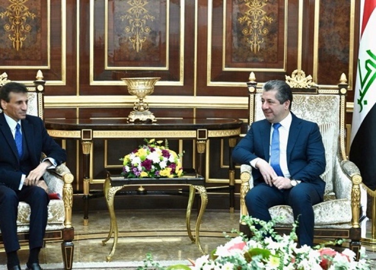 Prime Minister Masrour Barzani meets with UN SRSG