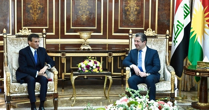 Prime Minister Masrour Barzani meets with UN SRSG