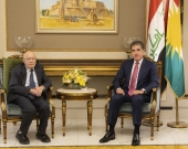 President Nechirvan Barzani meets İsmail Beşikçi