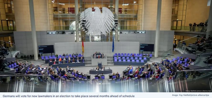 German President Dissolves Bundestag, Sets Early Election for February 23