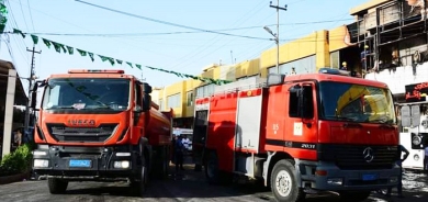 Fire Incidents Mark New Year's Eve in Erbil and Sulaimani