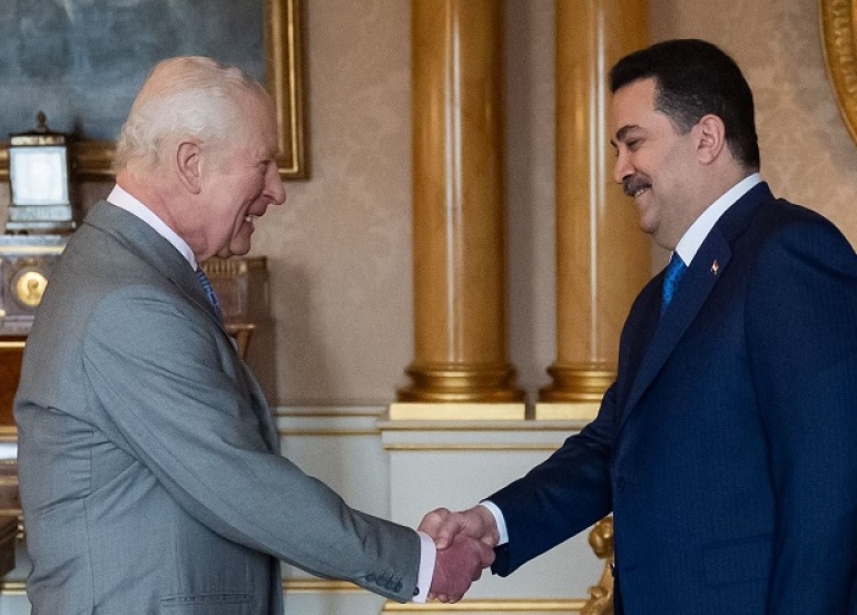 Iraqi Prime Minister Meets King Charles III, Strengthens UK Ties