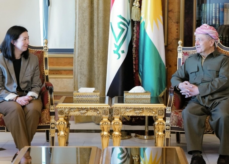 President Masoud Barzani Meets with US Official to Discuss Regional Developments