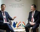 KRG Prime Minister Meets Belgian Prime Minister at Davos Forum