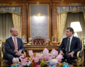 President Nechirvan Barzani welcomes the New Consul General of the Netherlands