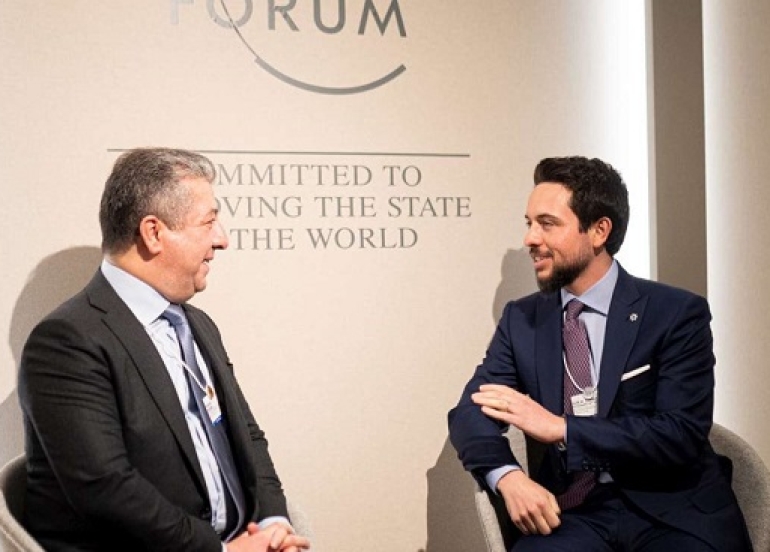 PM Masrour Barzani Holds High-Level Meetings in Davos on Regional and International Issues