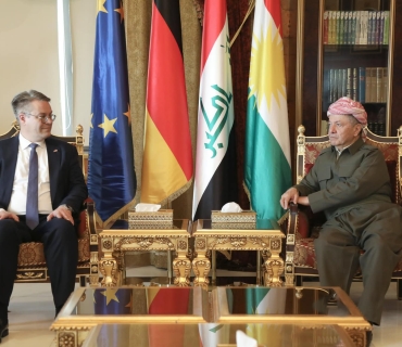 President Barzani Receives German Foreign Ministry State Minister