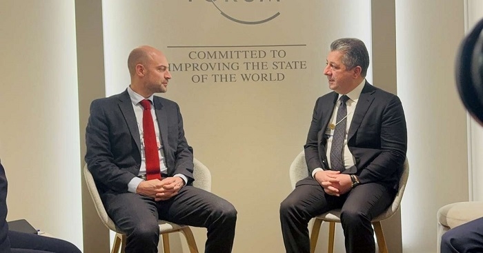 Prime Minister of Kurdistan Region Meets French Minister at Davos Economic Forum